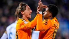 Luka Modric und Rodrygo (Bild: Copyright 2025 The Associated Press. All rights reserved)