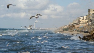 In früheren Jahren war der Küstenstreifen ein beliebtes Ziel für israelische Touristen.