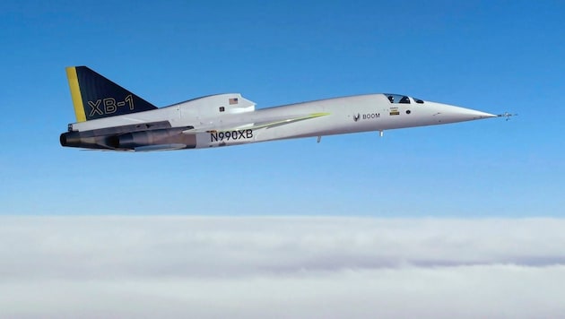 The race in the skies has begun with the new XB-1. (Bild: boomsupersonic.com)