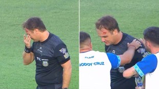 Im Spiel zwischen Godoy Cruz und Talleres wurde ein Linienrichter böse attackiert.
