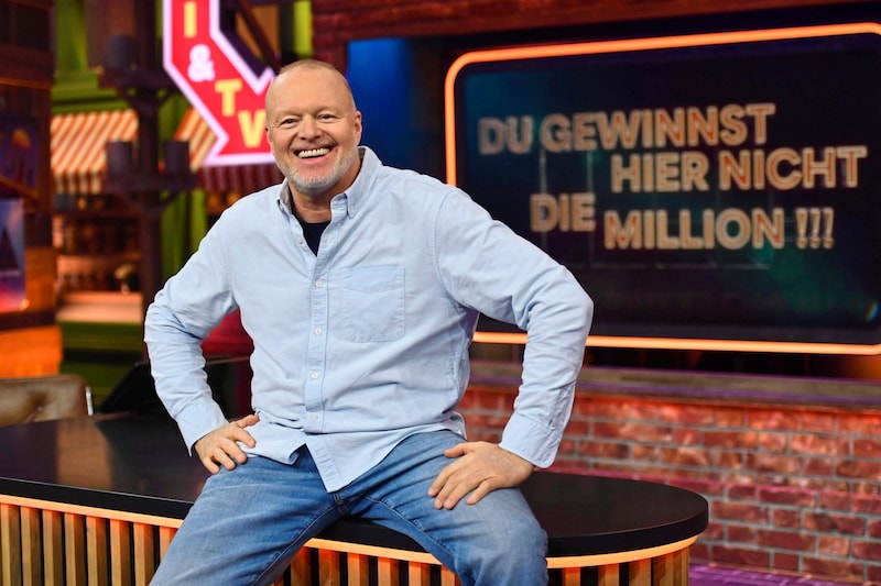 Showmaster Stefan Raab mischt wieder beim ESC mit: Unter dem Titel „Chefsache ESC 2025 – Wer singt für Deutschland“ wird der deutsche Act für den Sangeswettbewerb gesucht. (Bild: Foto: RTL / Raab Entertainment /Julia Feldhagen)