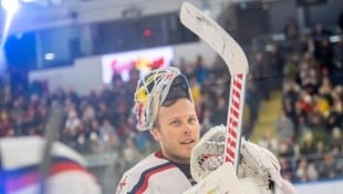 Atte Tolvanen steht am Freitag das erste Mal für Österreichs Nationalteam im Eishockey-Tor. (Bild: GEPA/GEPA pictures)