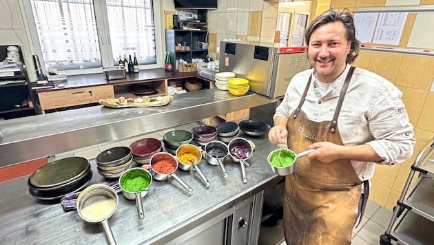 Jürgen Csencsits cooks up a storm in his restaurant during Lent. (Bild: Christian Schulter/Christian schulter)