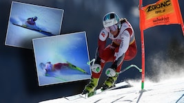 Schreckmoment mit bitteren Folgen für Ricarda Haaser im WM-Super-G. (Bild: ASSOCIATED PRESS, Screenshot/ORF)