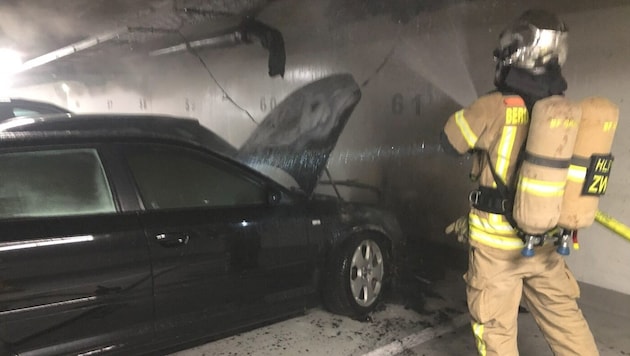 Großeinsatz für die Grazer Berufsfeuerwehr (Bild: BF Graz)