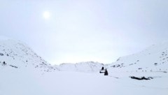 Im Niemandsland: Bei diffusen Wetterverhältnissen verschwimmen die Konturen.