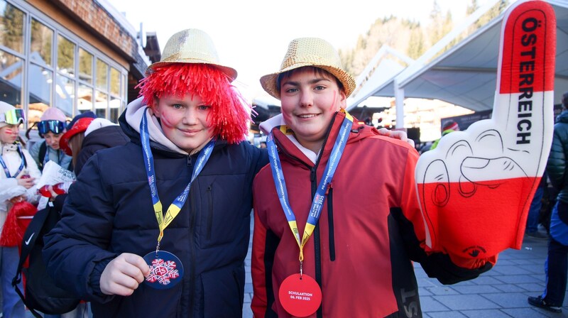 Florian und Jakob freuten sich auf das Rennen und waren sich schon vorher über eine Medaille für Österreich sicher. (Bild: Tröster Andreas)