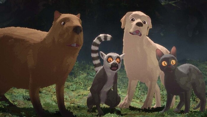 Auch einige andere Tiere finden sich auf der kleinen Arche wieder.