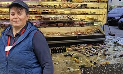 Nach dem Unfall blieb ein Trümmerfeld zurück. Dusanka Milic kam mit Schock davon.
