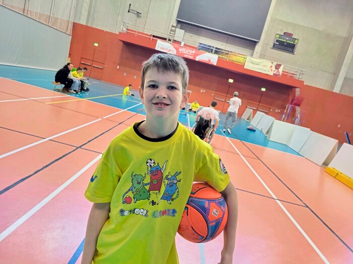 Footballer Niklas was thrilled!