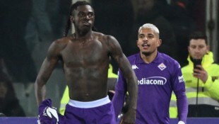 „Viola“-Doppeltorschütze Moise Kean (links)