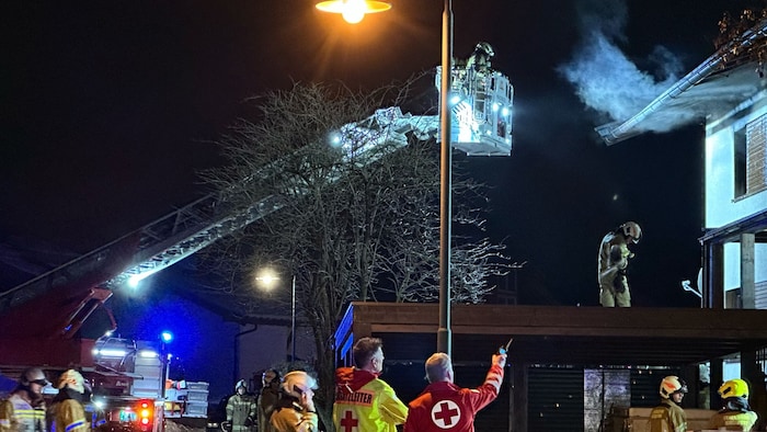 Feuerwehr, Rettung und Polizei waren vor Ort.