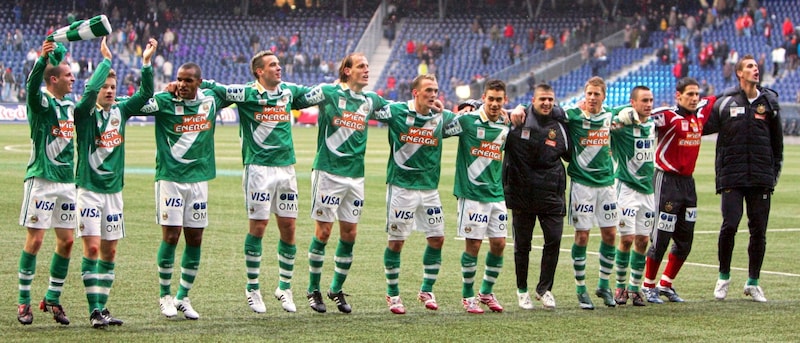 On Easter Sunday 2008, Peter Pacult celebrated a historic 7:0 away win with Rapid at the Mozartstädter. (Bild: GEPA/GEPA pictures)