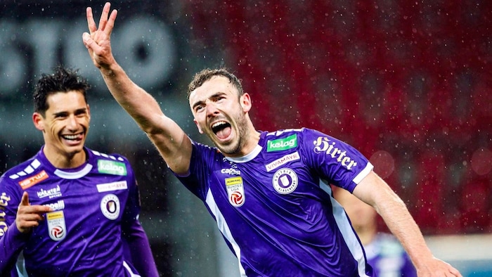 Irving (right) scored three times in the 3:4 the previous year.