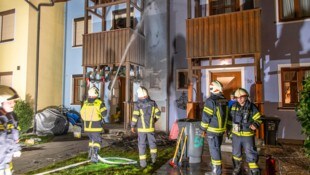 Zwei Feuerwehren standen bei dem Brand im Einsatz.