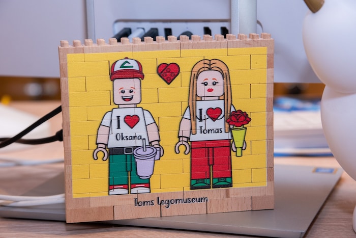 Die Liebe zu Lego ist in Toms Legomuseum omnipresent. 