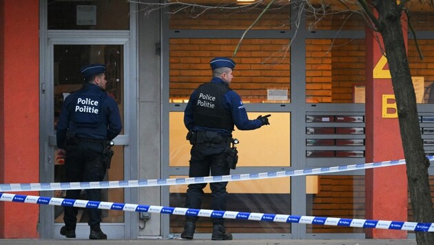 In Brüssel hat es vier Schießereien innerhalb von nur 48 Stunden gegeben. Die Polizei geht von Kämpfen zwischen Drogenbanden aus. (Bild: AFP/Nicolas Tucat)