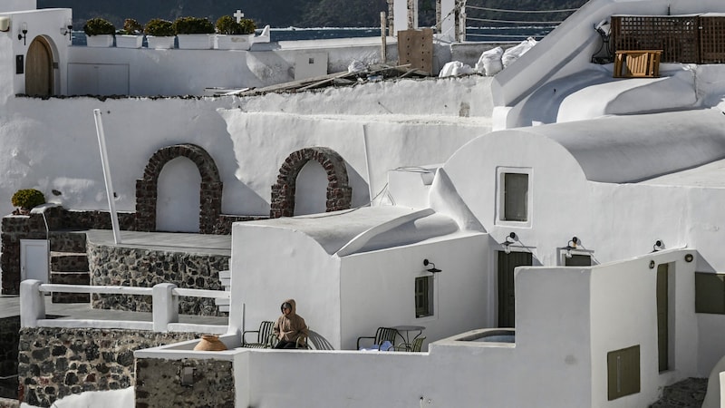 Damage in the picturesque coastal town after the series of earthquakes (Bild: APA/AFP)