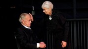 Ihr letzter großer Erfolg: Gerti Pall mit Helmuth Lohner 2009 in „Die Glut“