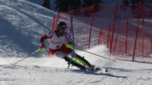 Nicolas Gstrein hatte in Mellau die Nase voran. (Bild: Peter Weihs/Kronenzeitung)