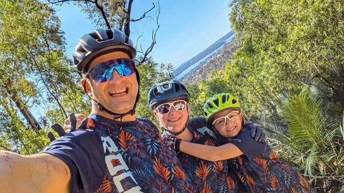 Die Familie Wisata im Mountain Bike Park Mogo Trails 
