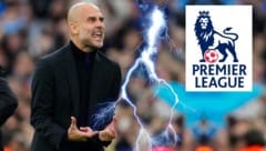 Pep Guardiola bekommt es mit den Bossen der Premier League zu tun ...  (Bild: AP, krone.at-grafik)