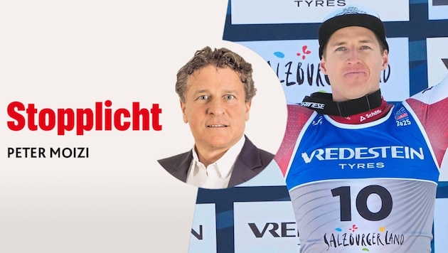 „Krone“-Sportchef Peter Moizi über unseren silbernen Raphael Haaser (Bild: Pail Sepp/Krone KREATIV/Sepp Pail)