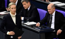 Die CDU von Friedrich Merz und Alice Weidels AfD werden als Sieger aus der deutschen Wahl ...