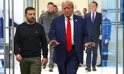 Die Präsidenten der Ukraine und der USA: Wolodymyr Selenskyj und Donald Trump