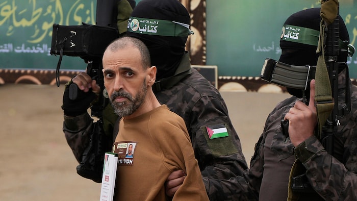 Eli Sharabi on his way to freedom