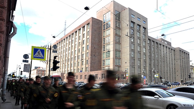 Die FSB-Zentrale in St. Petersburg (Bild: APA/AFP)