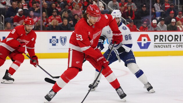 Die Siegesserie der Detroit Red Wings ist gerissen. (Bild: APA/Getty Images)