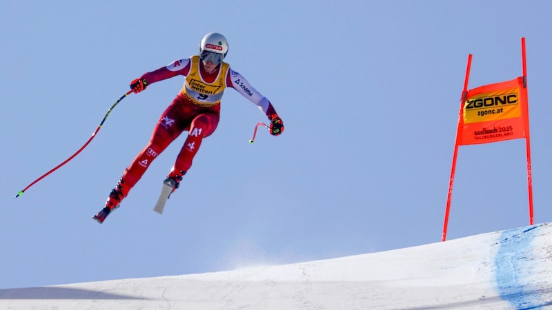 "Fly low" was Mirjam Puchner's motto on her run to silver. (Bild: Tröster Andreas/ANDREAS TROESTER)