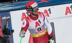 Vincent Kriechmayr strahlte nach seinem Abfahrtslauf.