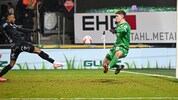 GAK-Keeper Florian Wiegele hielt und hielt, war Mann des Spiels gegen Altach.