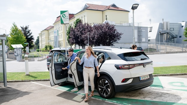 Kages is increasingly using electric cars (here at the Knittelfeld site). (Bild: Short and Sweet/Leitgeb)