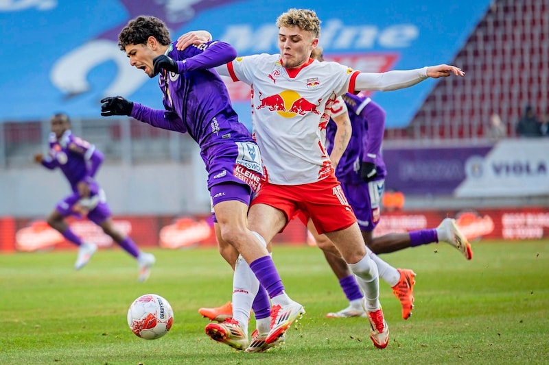 Bobby Clark (right) was a surprise inclusion in the starting eleven. (Bild: GEPA/GEPA pictures)