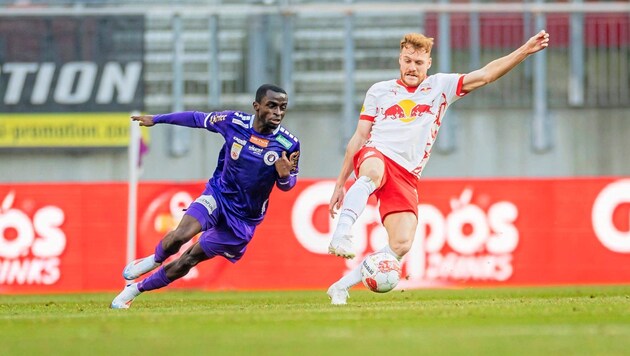 Made his debut for the Bulls: Yorbe Vertessen (right). (Bild: GEPA/GEPA pictures)