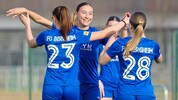 Können über ein 0:0 jubeln: Bergheims Damen.
