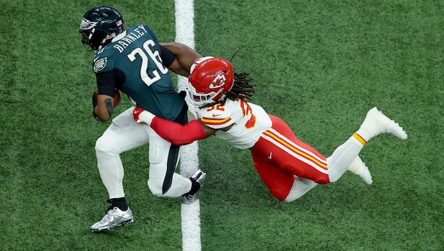 Die Kansas City Chiefs besiegten die Philadelphia Eagles im Februar in der Super Bowl.