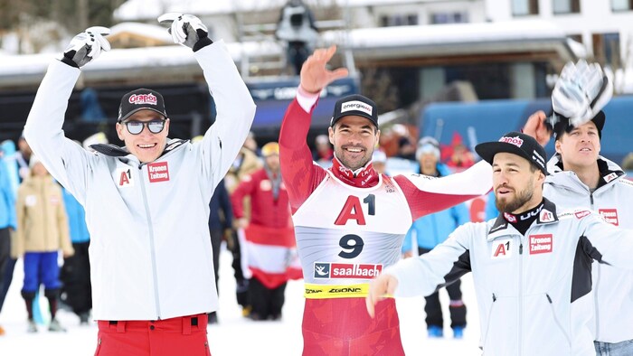Für Österreich läuft es gut in Saalbach!