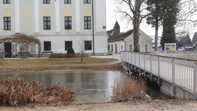 The body was found in the ditch. (Bild: Matthias Lauber/laumat.at)