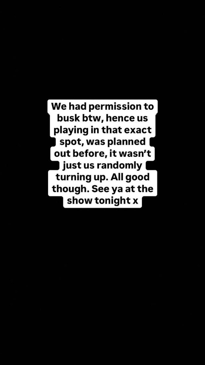 In seiner Instagram-Story wehrt sich Ed Sheeran gegen den Vorwurf, er habe keine Erlaubnis für ...