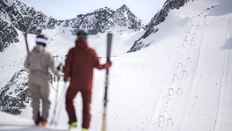 Blick auf den Stubaier Gletscher. (Bild: © 2024 Sebastian Marko Photography)