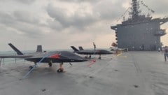 Flugzeugträger sind wichtige Stützpunkte, von wo aus Drohnen und anderen Flugobjekte starten ...