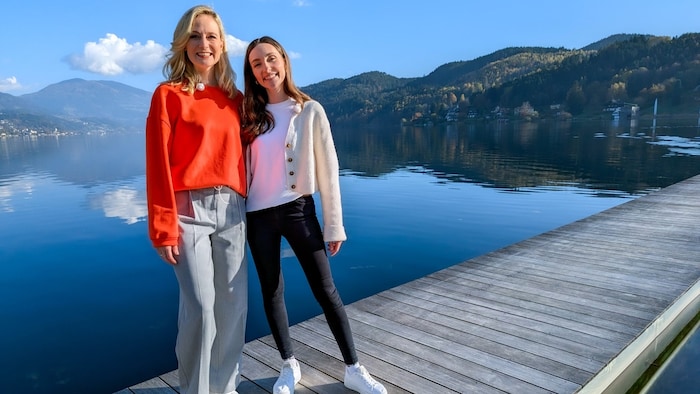 Ritschl mit der 29-jährigen Kärntner Zahnärztin Lisa, die aus drei interessierten Kandidaten von ...