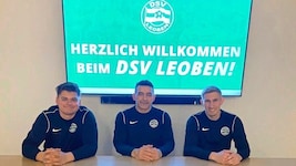 DSV Leoben hat mit Ismet Nesimovic (Mitte) einen neuen Trainer. (Bild: DSV Leoben)