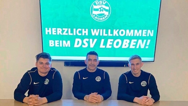 DSV Leoben hat mit Ismet Nesimovic (Mitte) einen neuen Trainer. (Bild: DSV Leoben)