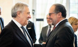 Von links: Italiens Außenminister Antonio Tajani und Übergangskanzler Alexander Schallenberg