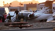 Der Privatjet von Mötley-Crüe-Frontmann Vince Neil krachte bei der Landung in ein anderes ...